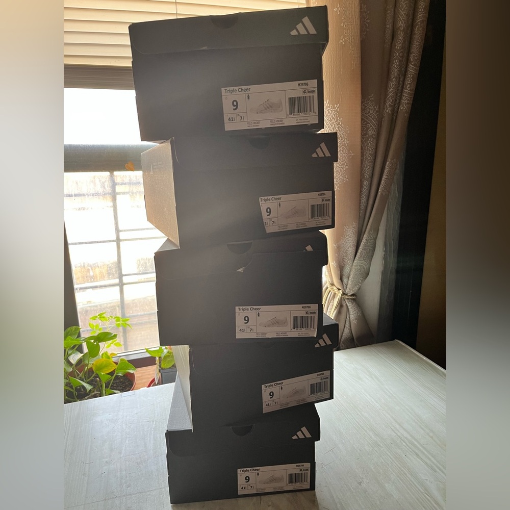 Adidas Triple Cheer Women’s Sneaker Bundle of 4 pairs

(1 pair sold already)